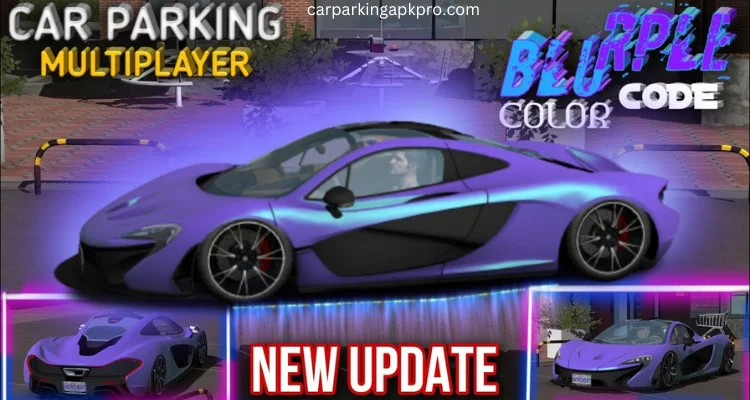 color codes in car parking multiplayer