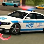 police car in car parking multiplayer